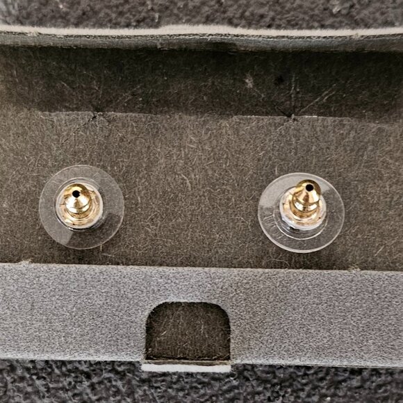 Avon Spring Fashion Pierced Earrings - Vintage 1997 Gold Tone - Picture 2 of 5